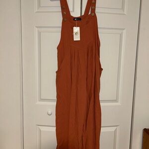 Pink Buttoned Jumpsuit